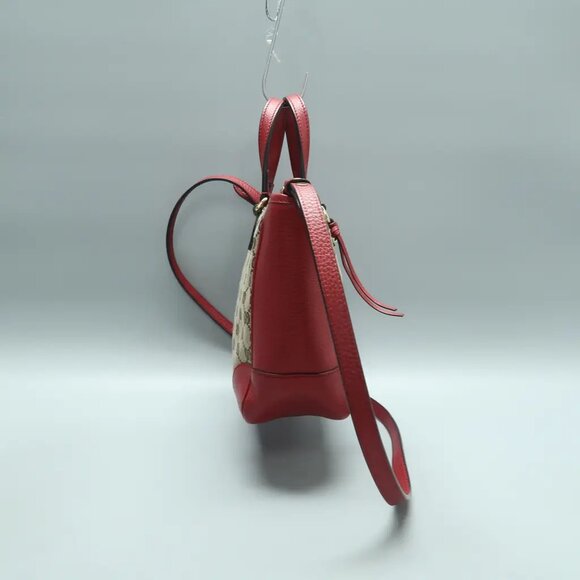 GUCCI Bree Brown Leather Satchel 534-022525 - Picture 4 of 12